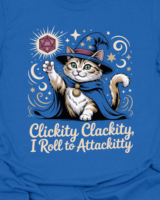 Clickity Clackity Attackitty – T-Shirt