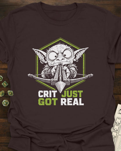 Crit got Real T-Shirt
