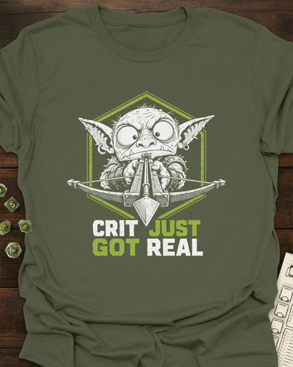 Crit got Real T-Shirt