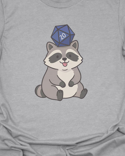Cute Raccoon d20 T-Shirt