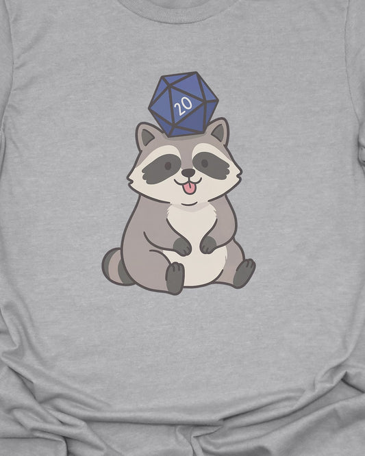 Cute Raccoon d20 T-Shirt