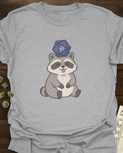 Cute Raccoon d20 T-Shirt