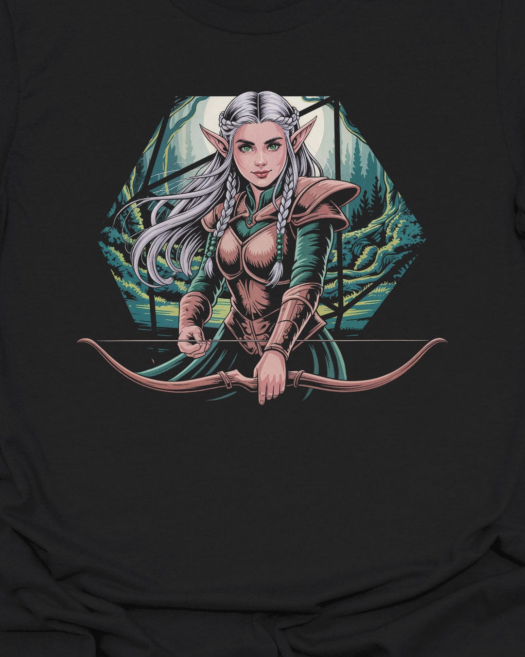 D20 Elf Forest - T-Shirt
