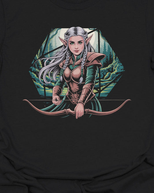 D20 Elf Forest - T-Shirt