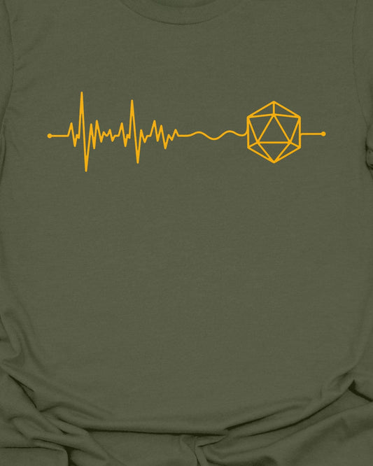 D20 Heartbeat T-Shirt