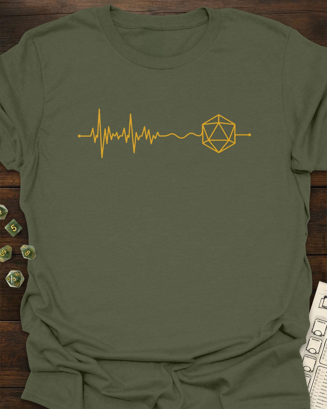D20 Heartbeat T-Shirt