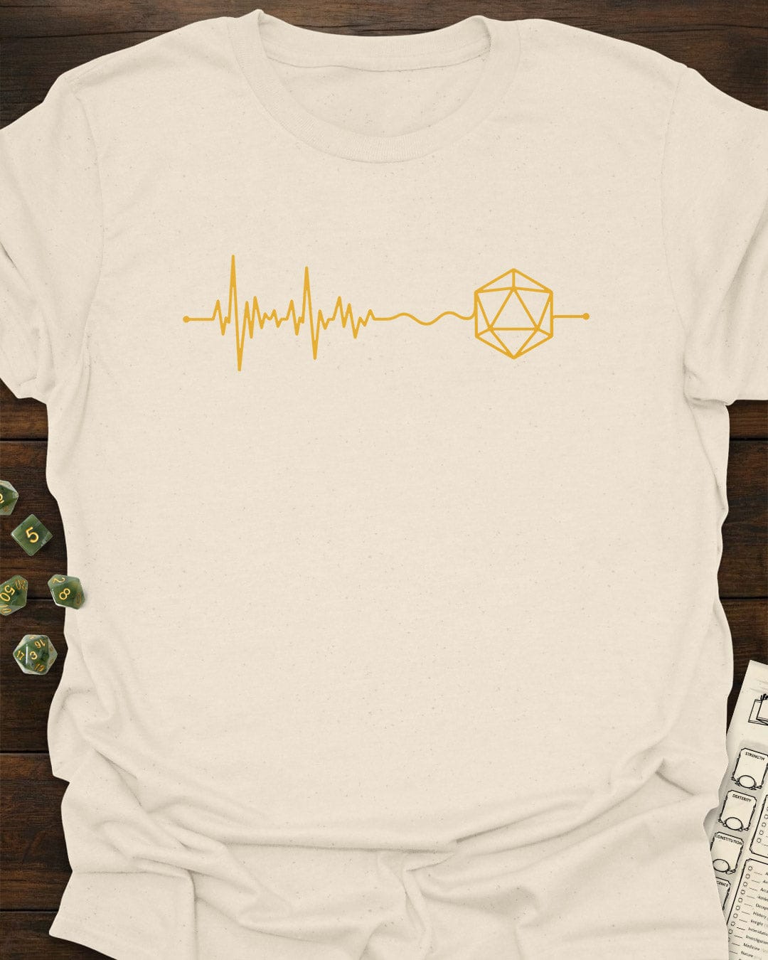D20 Heartbeat T-Shirt