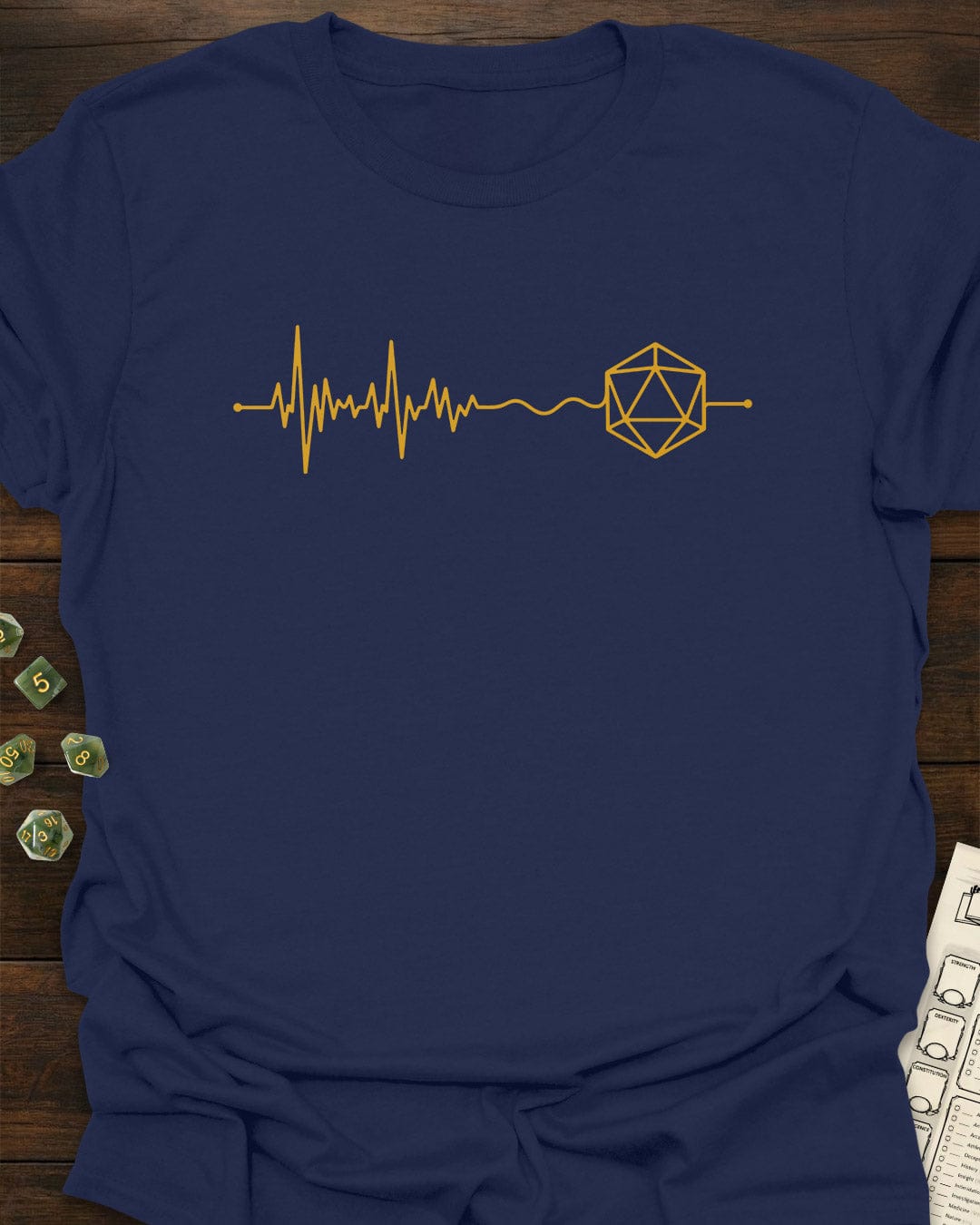 D20 Heartbeat T-Shirt