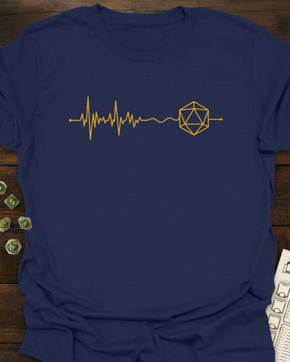 D20 Heartbeat T-Shirt