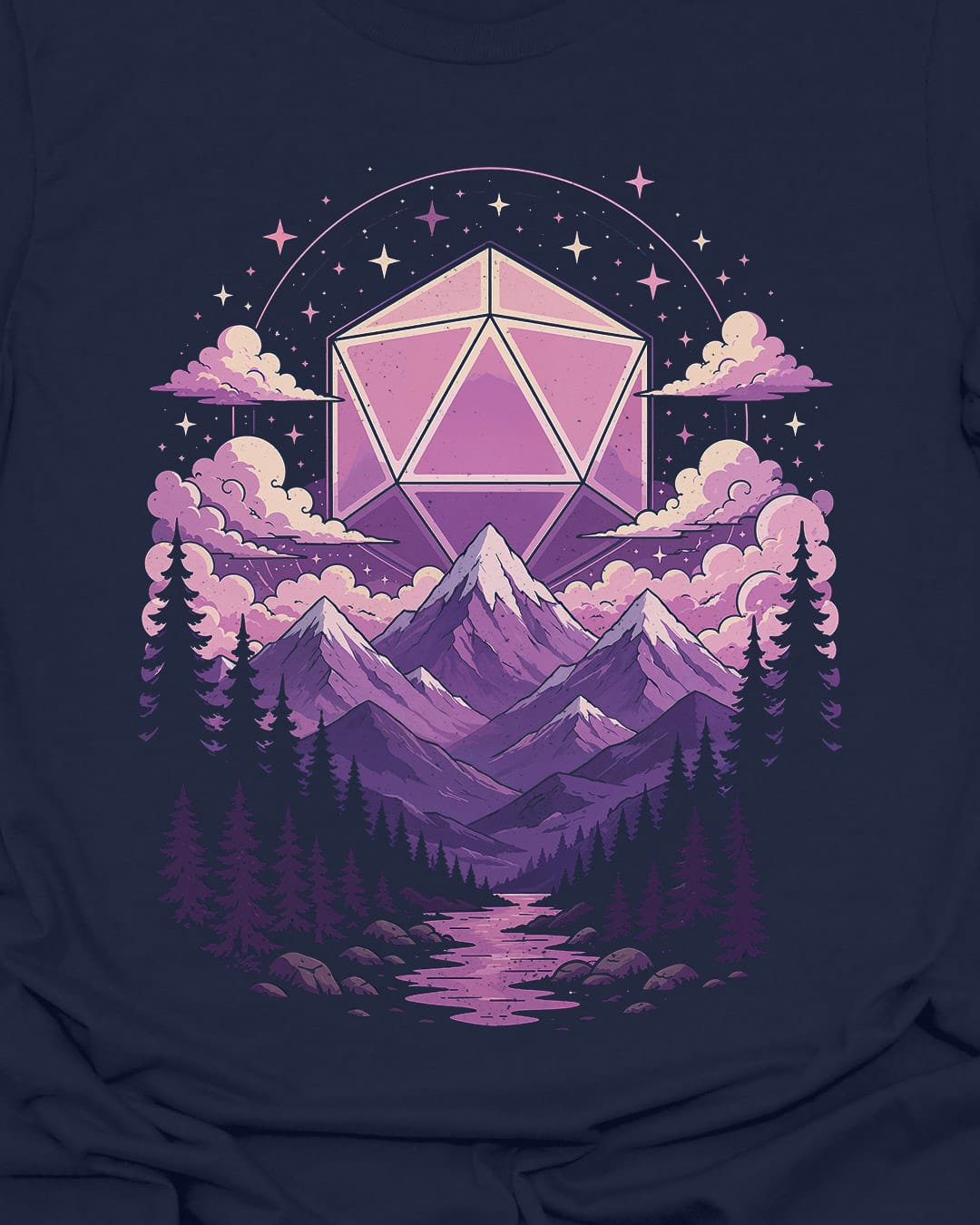 D20 Mountain - T-Shirt