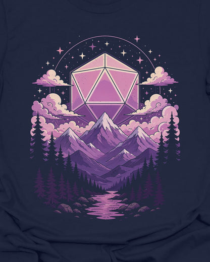 D20 Mountain - T-Shirt