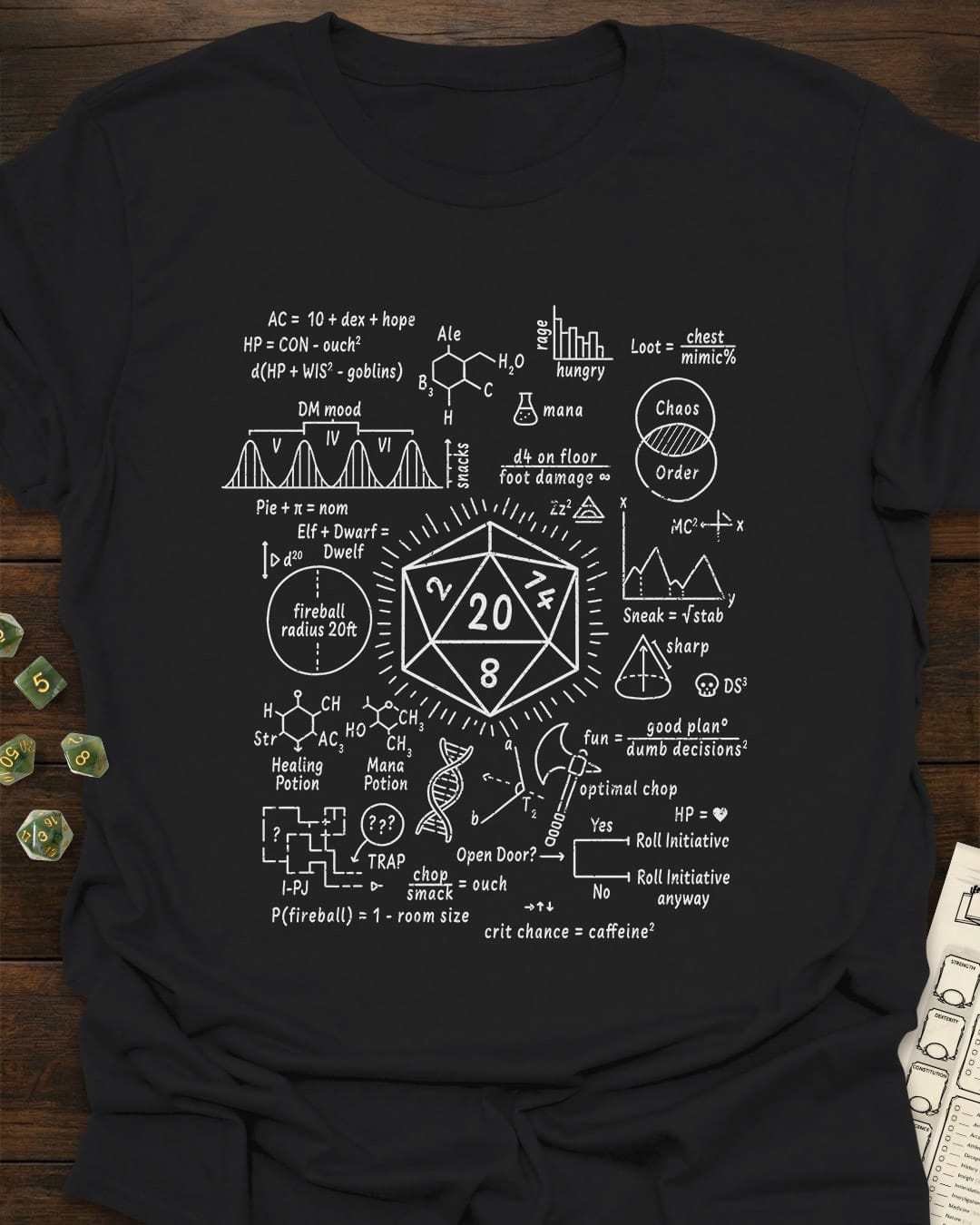 Dice Math - T-Shirt