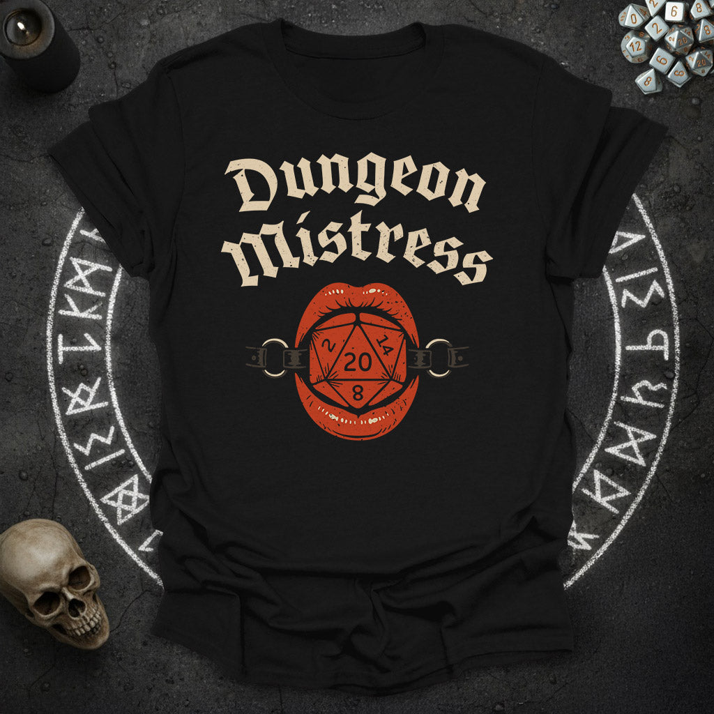 Dungeon Mistress D20 Gag T-Shirt