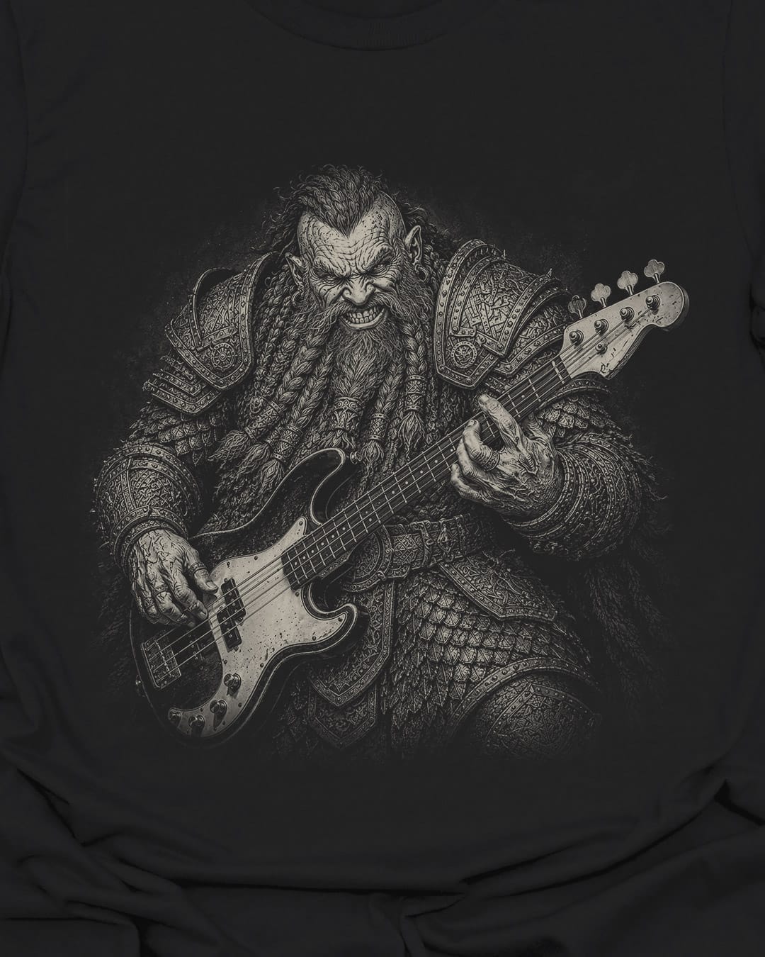 Dwarf Bass Guitar T-Shirt