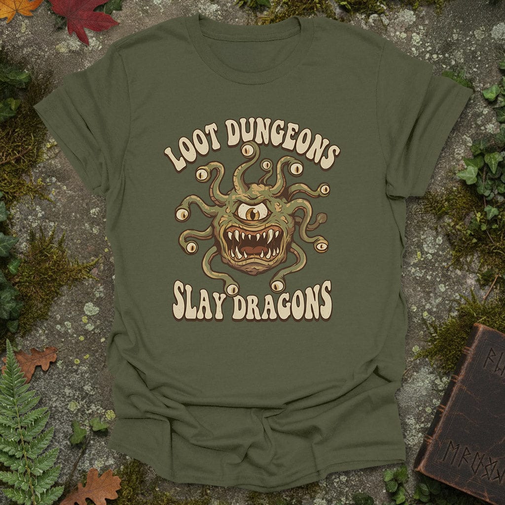 Loot Dungeons, Slay Dragons T-Shirt