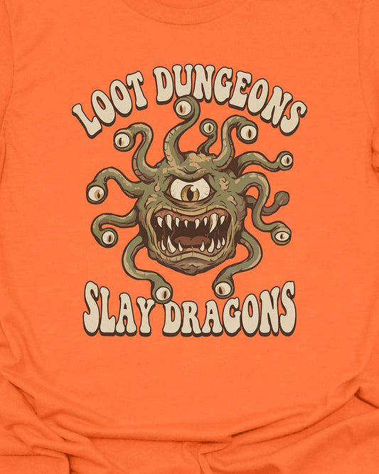 Loot Dungeons, Slay Dragons T-Shirt