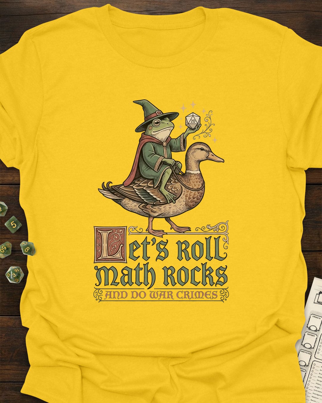 Math rocks and war crimes - T-Shirt