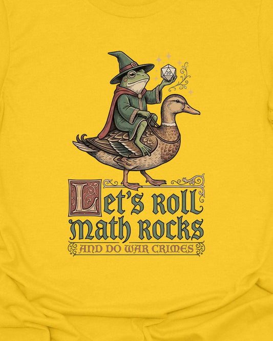Math rocks and war crimes - T-Shirt