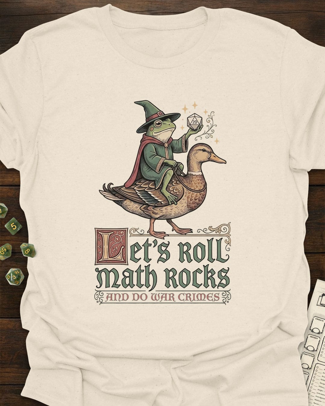 Math rocks and war crimes - T-Shirt