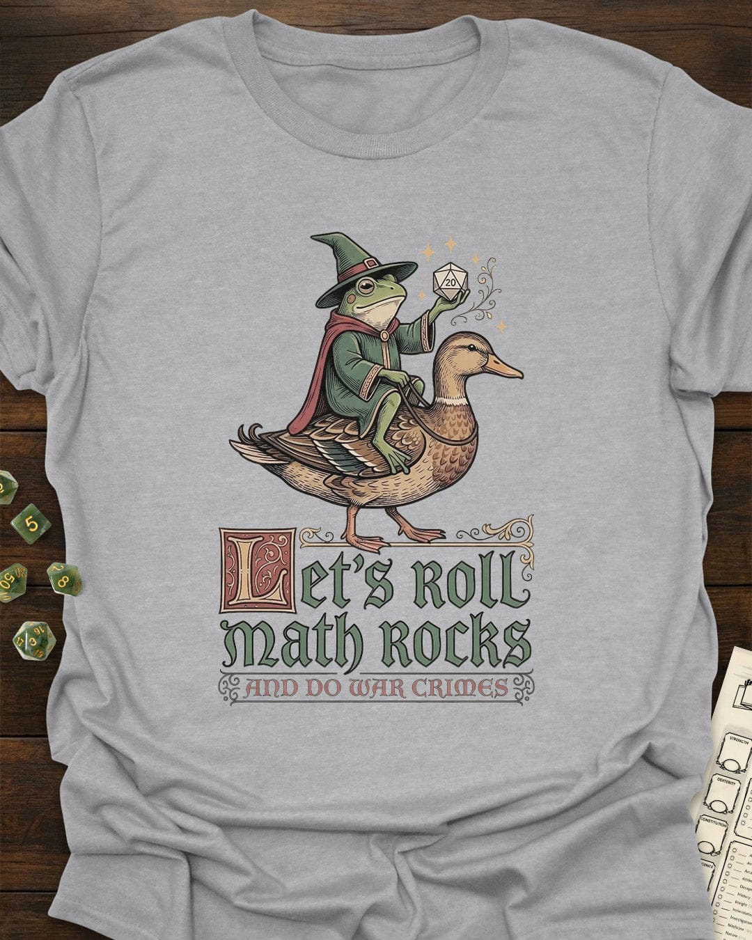 Math rocks and war crimes - T-Shirt
