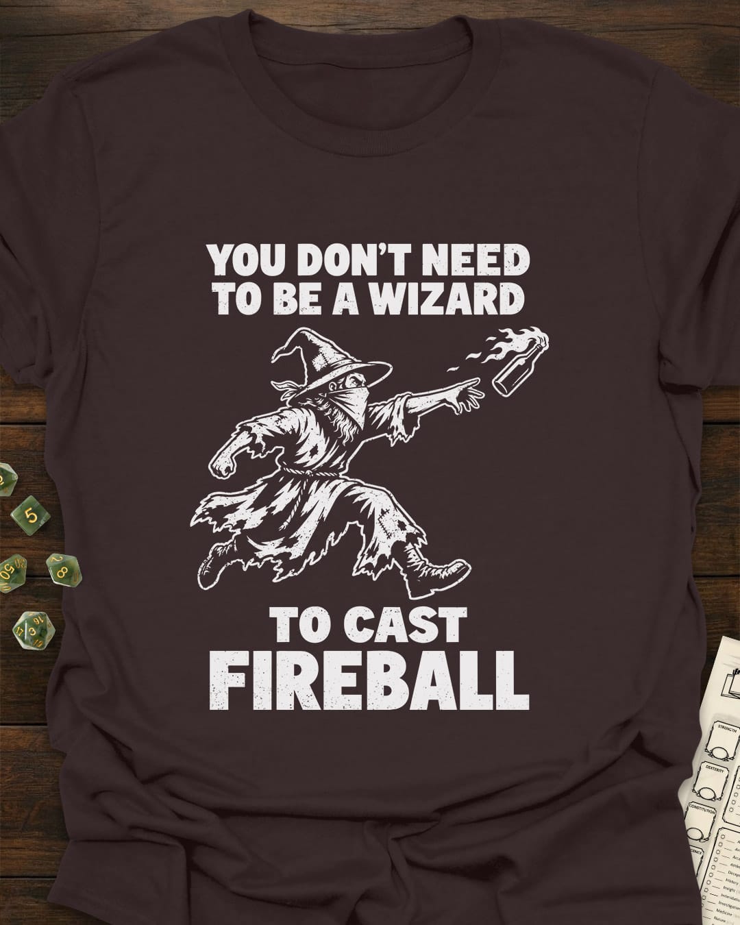 No Wizard Fireball T-Shirt