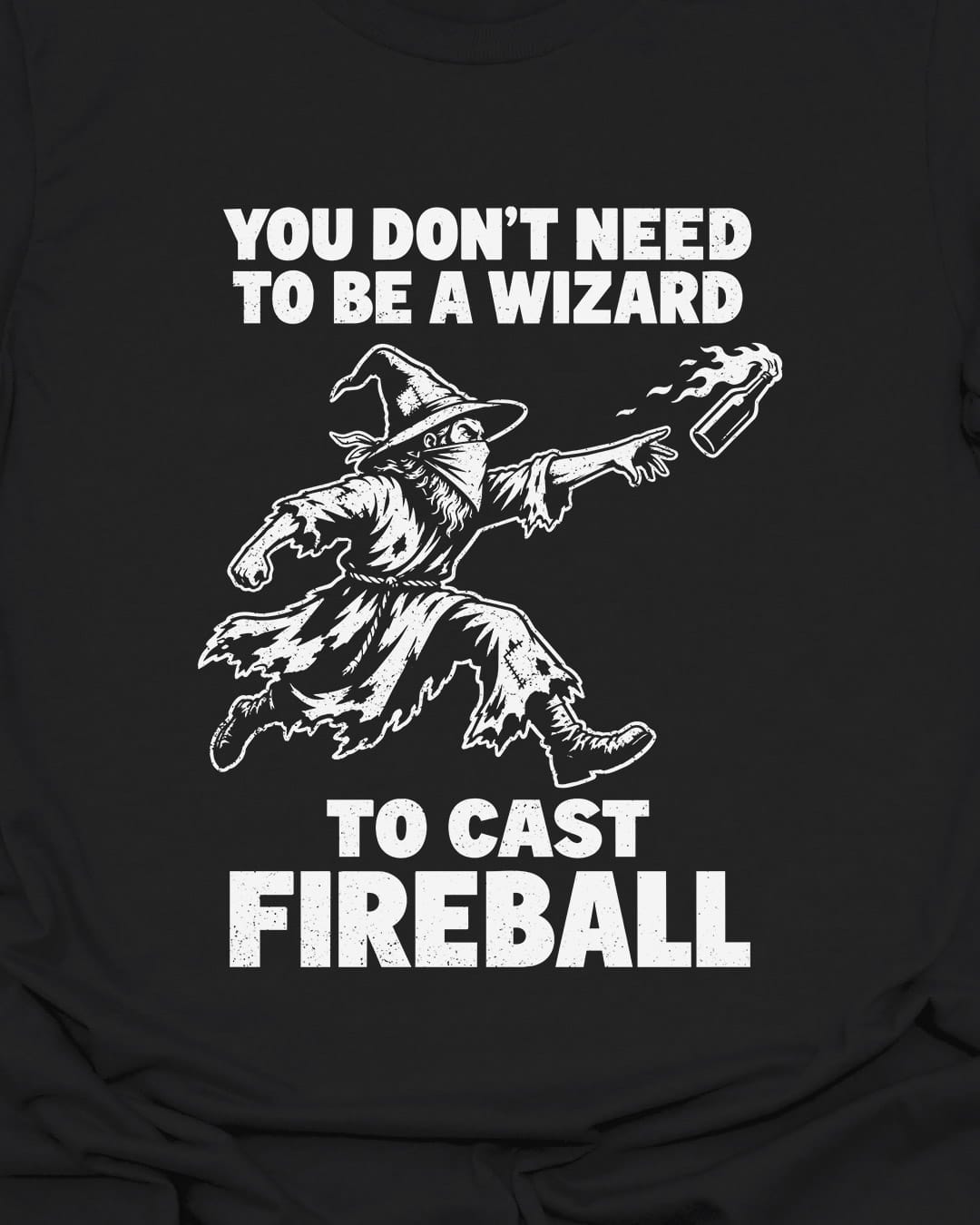 No Wizard Fireball T-Shirt