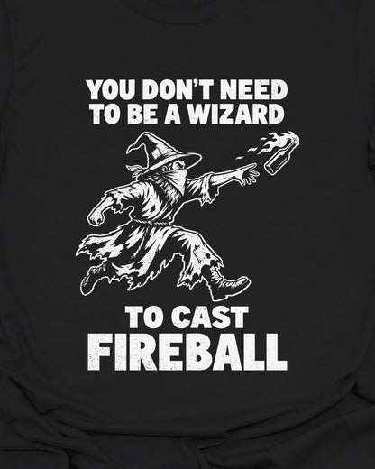 No Wizard Fireball T-Shirt