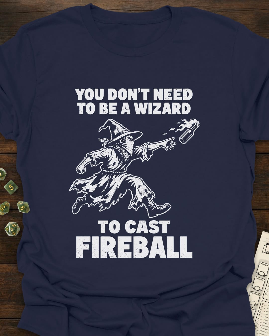 No Wizard Fireball T-Shirt