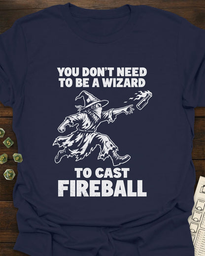 No Wizard Fireball T-Shirt