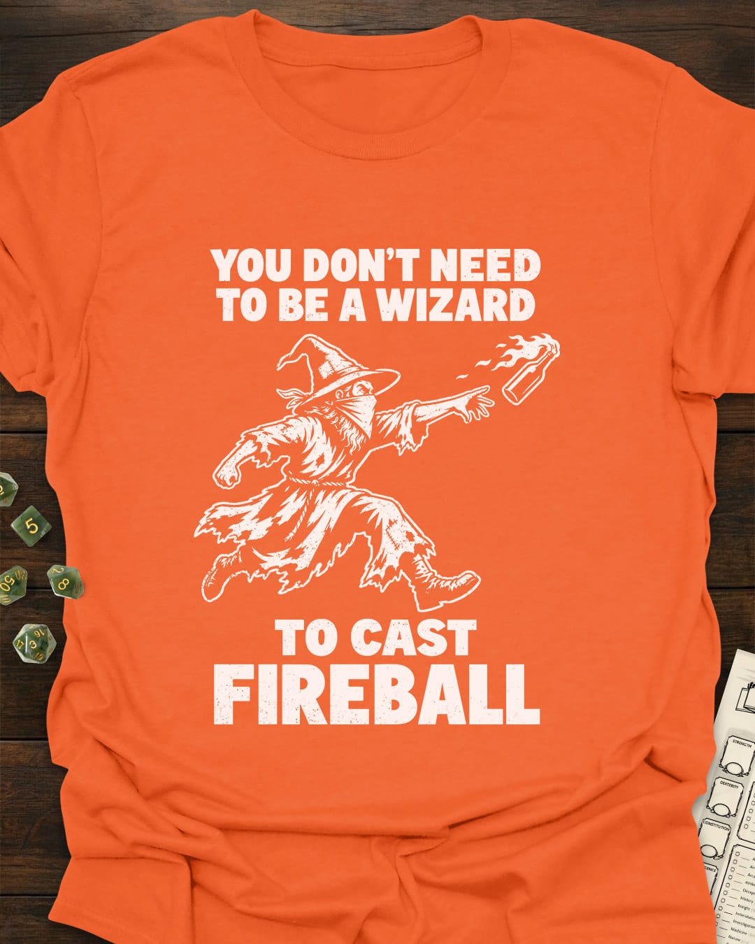 No Wizard Fireball T-Shirt