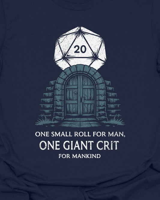 One small roll for man - T-Shirt