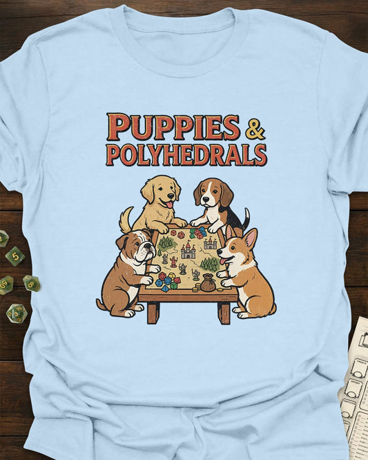 Puppies & Polyhedrals T-Shirt