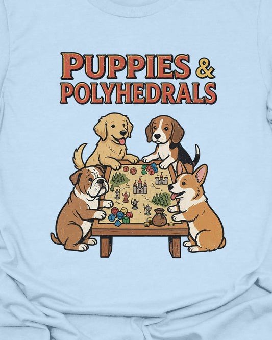 Puppies & Polyhedrals T-Shirt