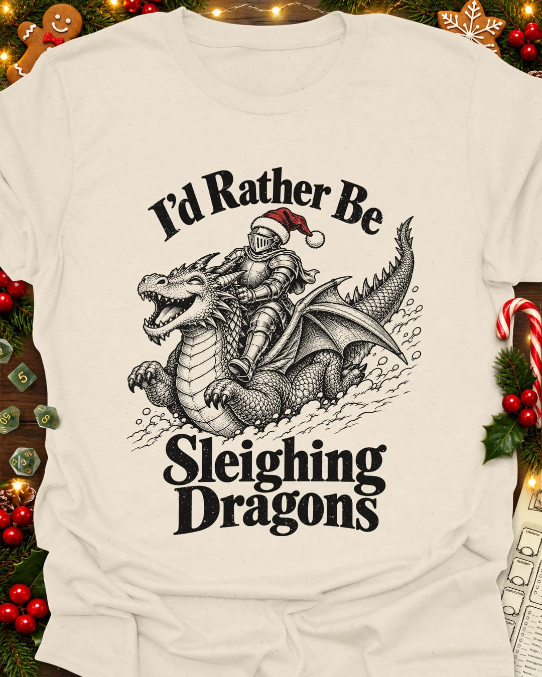 Sleighing Dragons T-Shirt