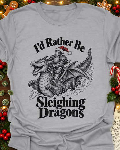 Sleighing Dragons T-Shirt