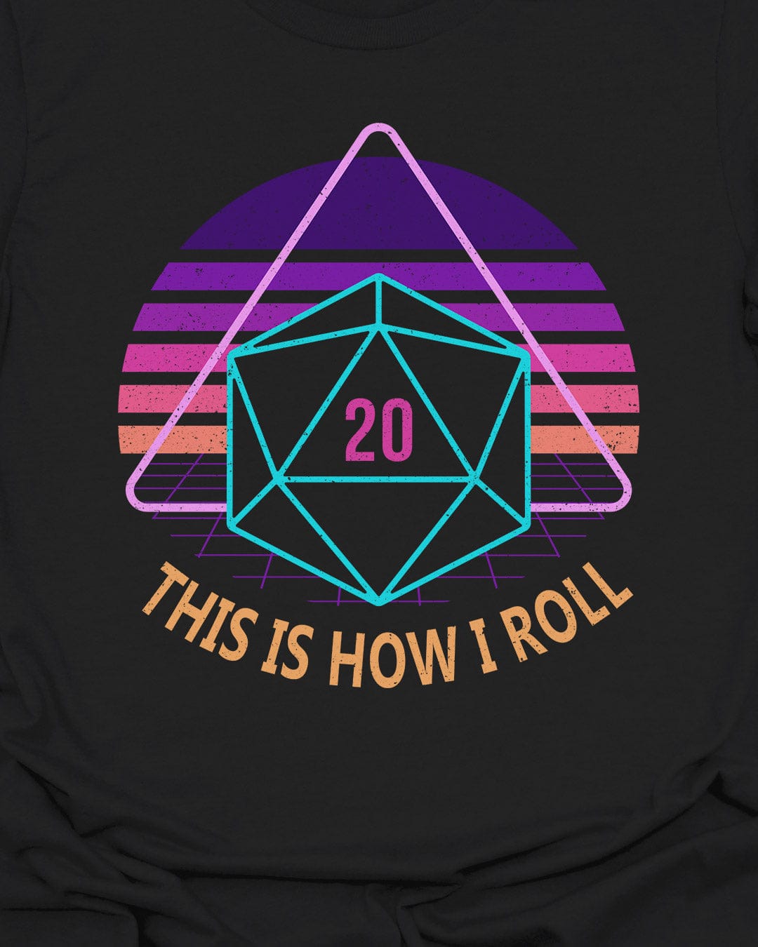 How I Roll - Synthwave T-Shirt