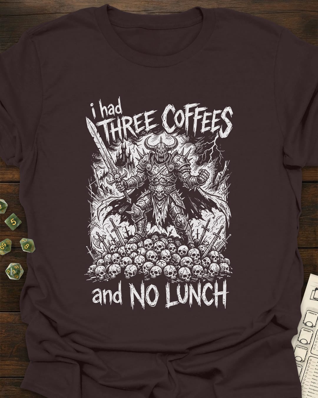 Three Coffee Rage T-Shirt