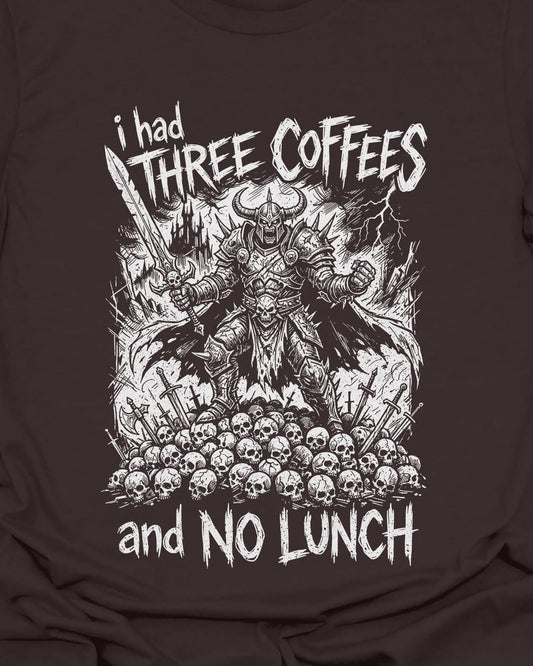 Three Coffee Rage T-Shirt