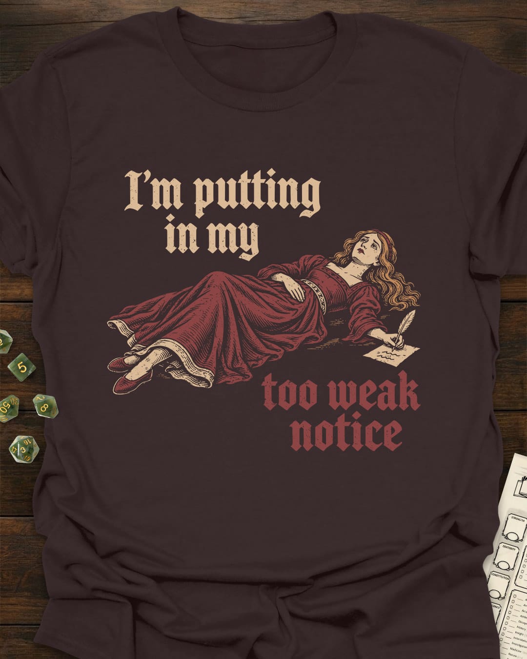 Too Weak Maiden T-Shirt