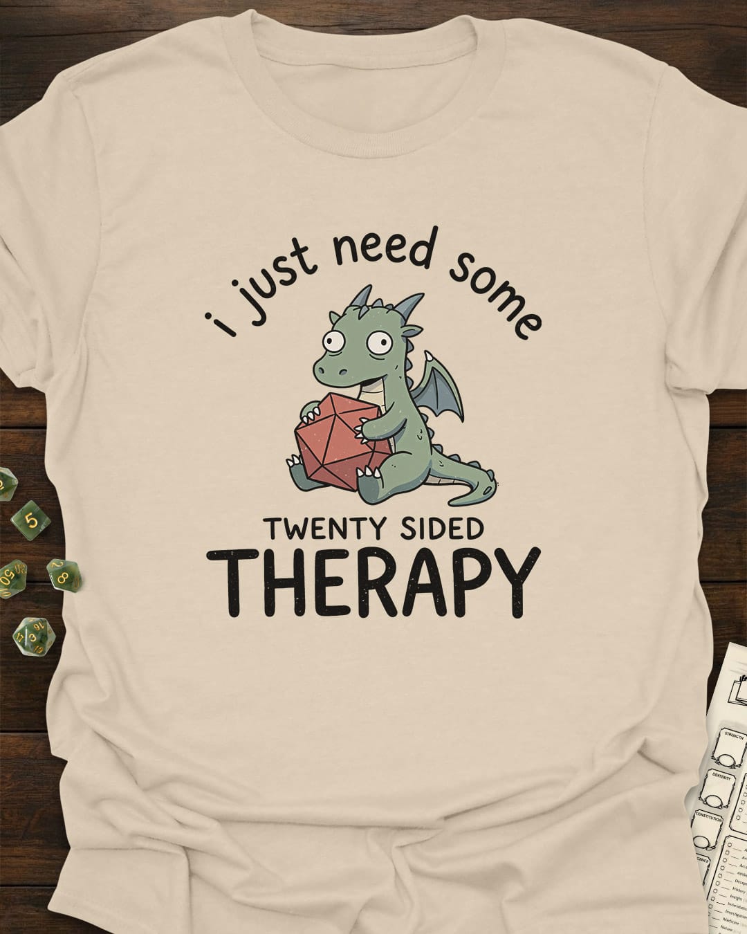 Twenty Sided Therapy T-Shirt