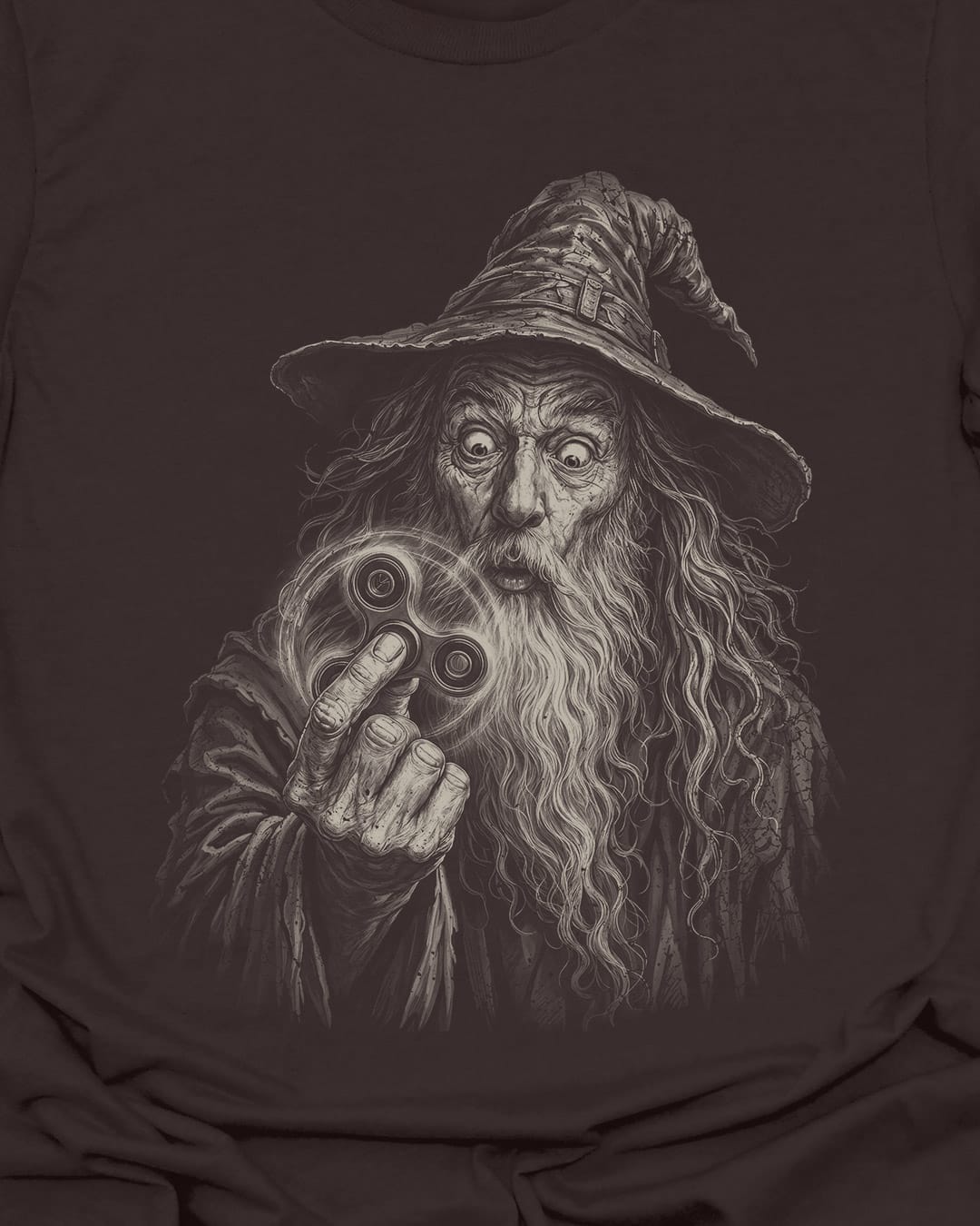Wizard Fidget Spinner T-Shirt