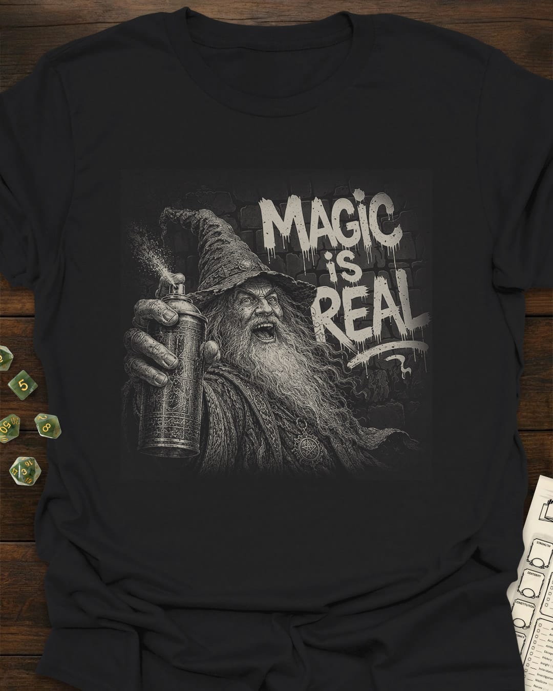 Wizard Graffiti T-Shirt