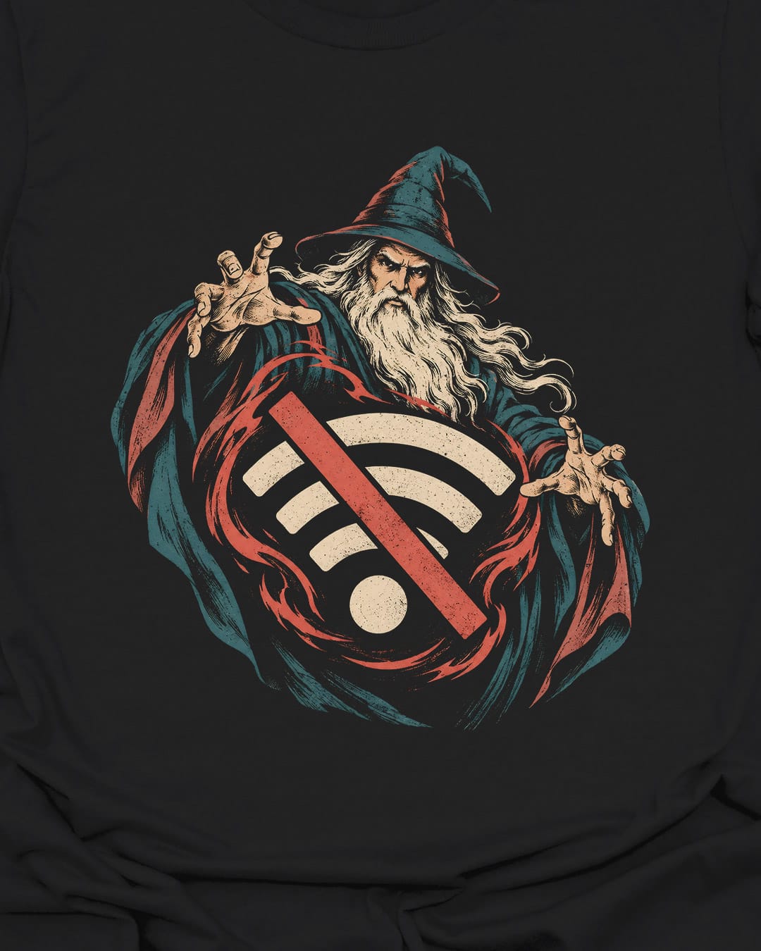 Wizard no wifi T-Shirt