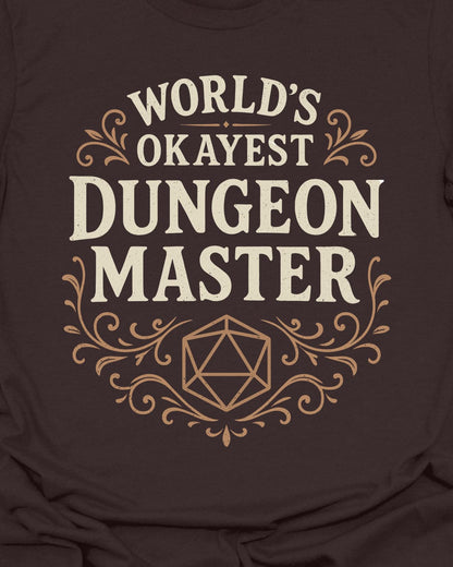 World's Okayest Dungeon Master T-Shirt