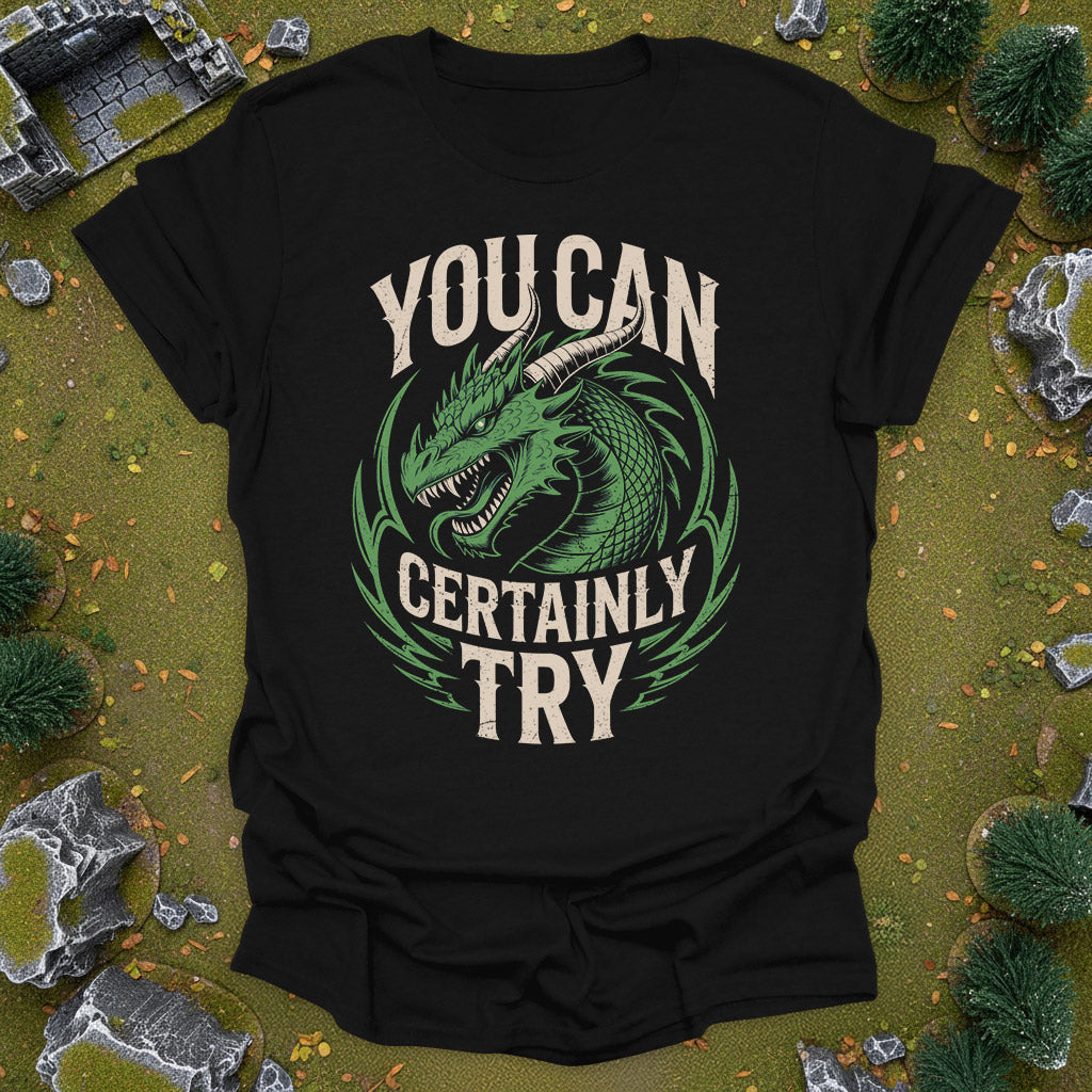 You can certainly try, Dragon - T-Shirt